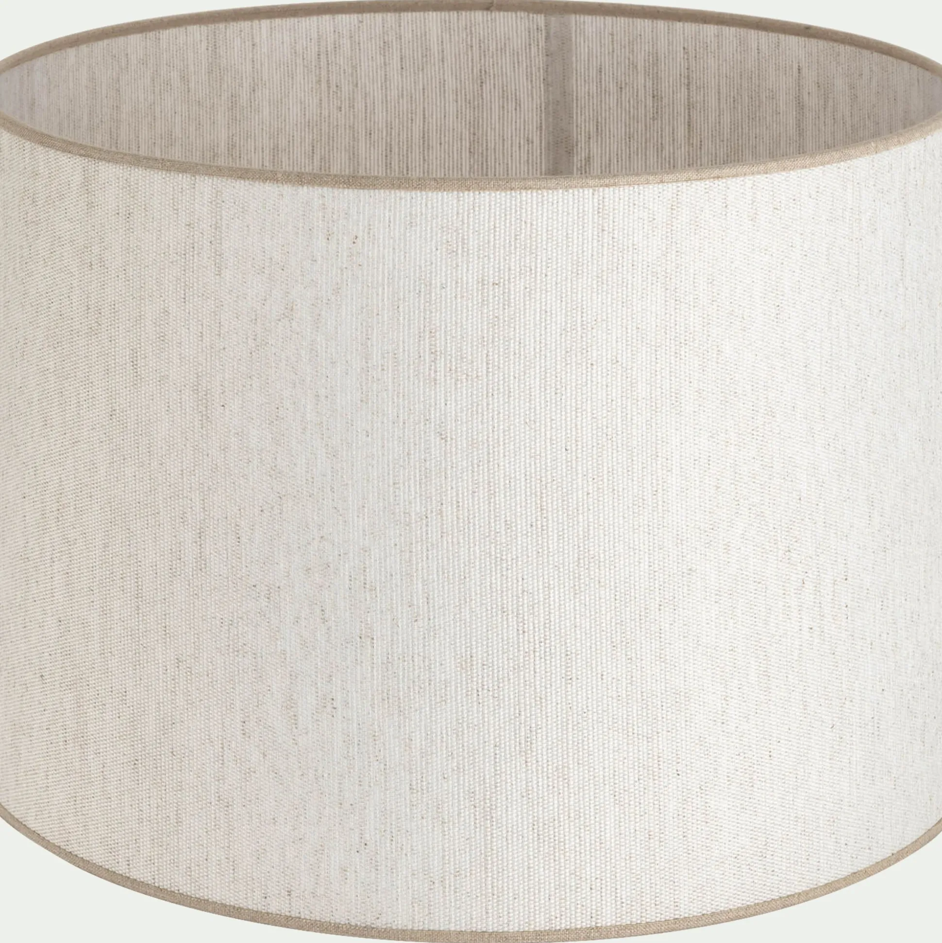 Abat-jour conique en tissu D40cm - blanc