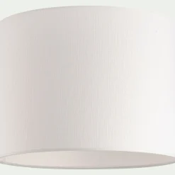 Abat-jour cylindrique D40xH30cm - blanc