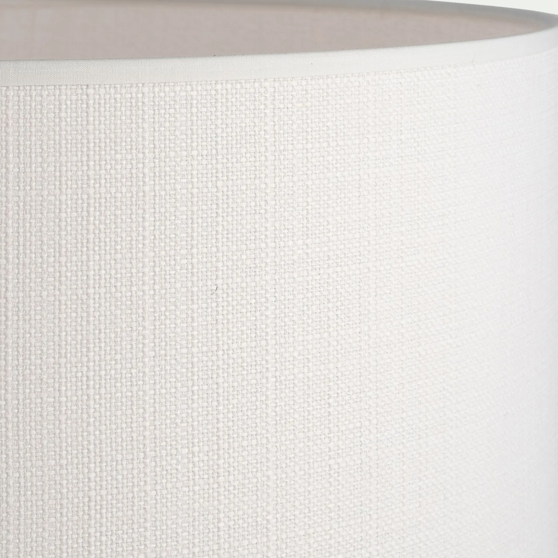 Abat-jour cylindrique D40xH30cm - blanc