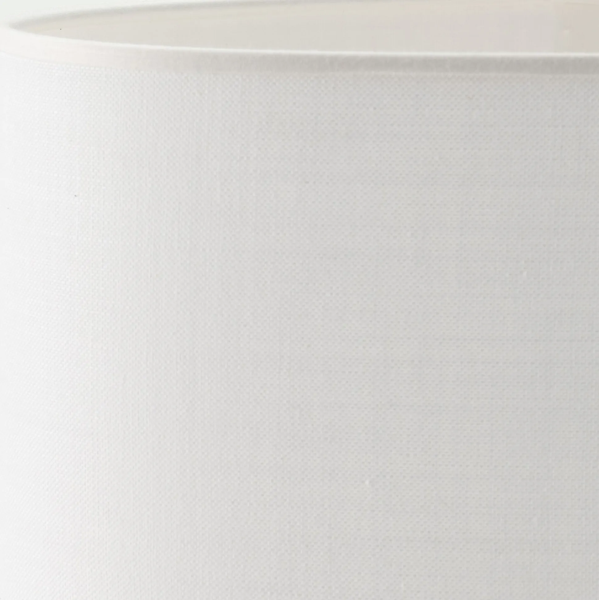 Abat-jour cylindrique en coton D32cm - blanc
