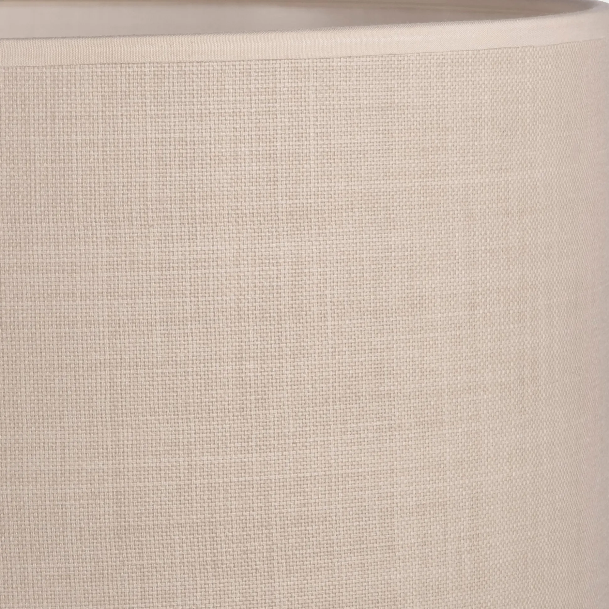 Abat-jour cylindrique en coton D40cm - beige roucas