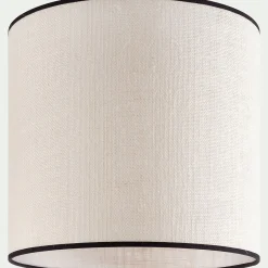 Abat-jour cylindrique en jute D32cm - beige