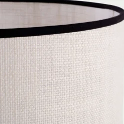 Abat-jour cylindrique en jute D32cm - beige