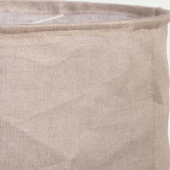 Abat-jour cylindrique en lin D60cm - beige