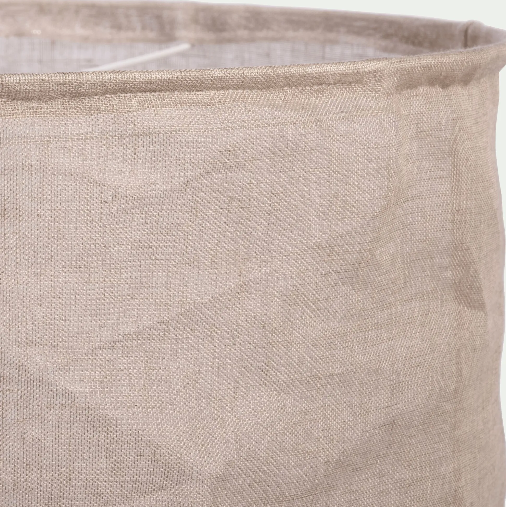 Abat-jour cylindrique en lin D60cm - beige