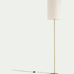 Abat-jour cylindrique non électrifiée en jute D35xH50cm - naturel