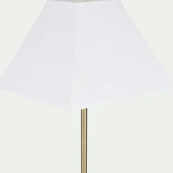 Abat-jour en coton l25cm - blanc capelan