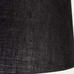 Abat-jour en jute D55cm - noir