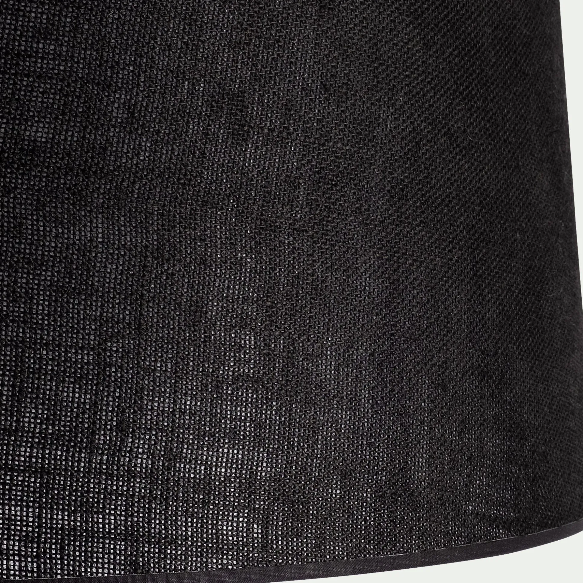 Abat-jour en jute D55cm - noir