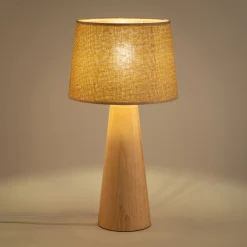 Abat-jour forme FAA en papier tressé D20cm - naturel