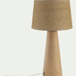 Abat-jour forme FAA en papier tressé D20cm - naturel
