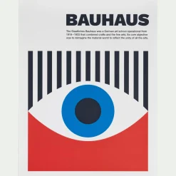 Affiche œil 30x40cm - bleu