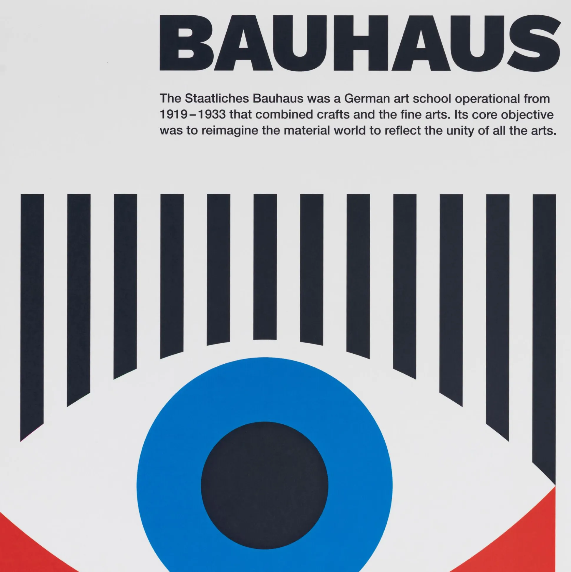 Affiche œil 30x40cm - bleu