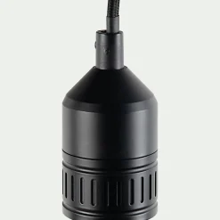 Applique murale en acier - L42cm noir