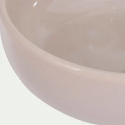 Assiette creuse en faïence D15cm - beige alpilles