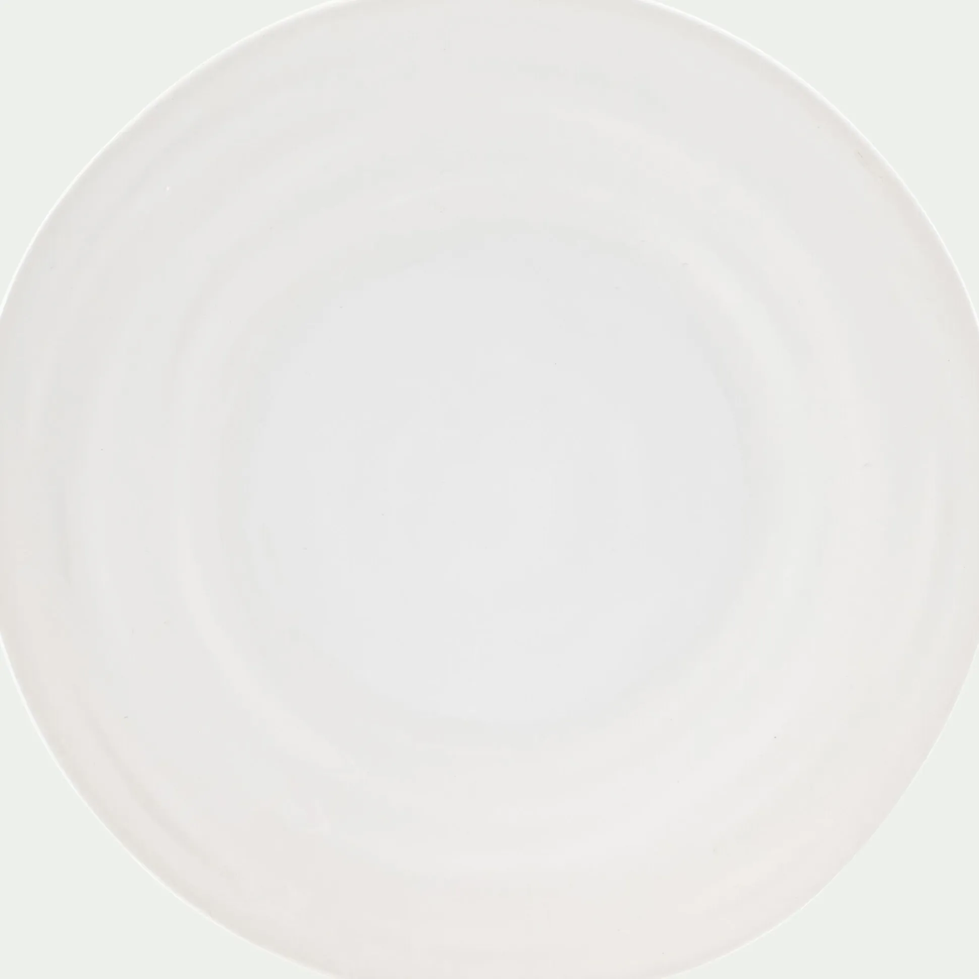 Assiette à dessert en faïence D20cm - blanc