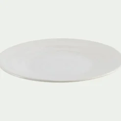 Assiette à dessert en faïence D20cm - blanc