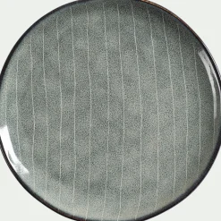 Assiette à dessert en grès D20cm - bleu calaluna