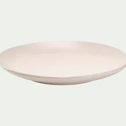 Assiette à dessert en grès D20,5cm - blanc ventoux