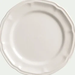 Assiette à dessert en porcelaine D21cm - blanc