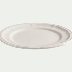 Assiette à dessert en porcelaine D21cm - blanc