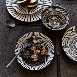 Assiette à dessert en porcelaine D19cm - blanc