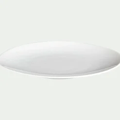 Assiette à dessert en porcelaine D24cm - blanc