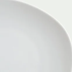 Assiette à dessert en porcelaine D24cm - blanc