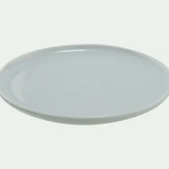 Assiette à dessert spirale en porcelaine D20cm - blanc