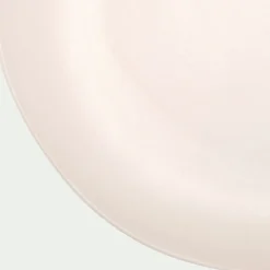 Assiette plate en grès D27,5cm - blanc ventoux