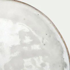 Assiette plate en grès D27,5cm - vert