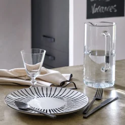 Assiette plate en porcelaine D26,5cm - blanc