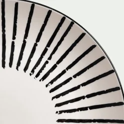 Assiette plate en porcelaine D26,5cm - blanc