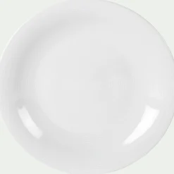 Assiette plate en porcelaine qualité hôtelière D27cm - blanc