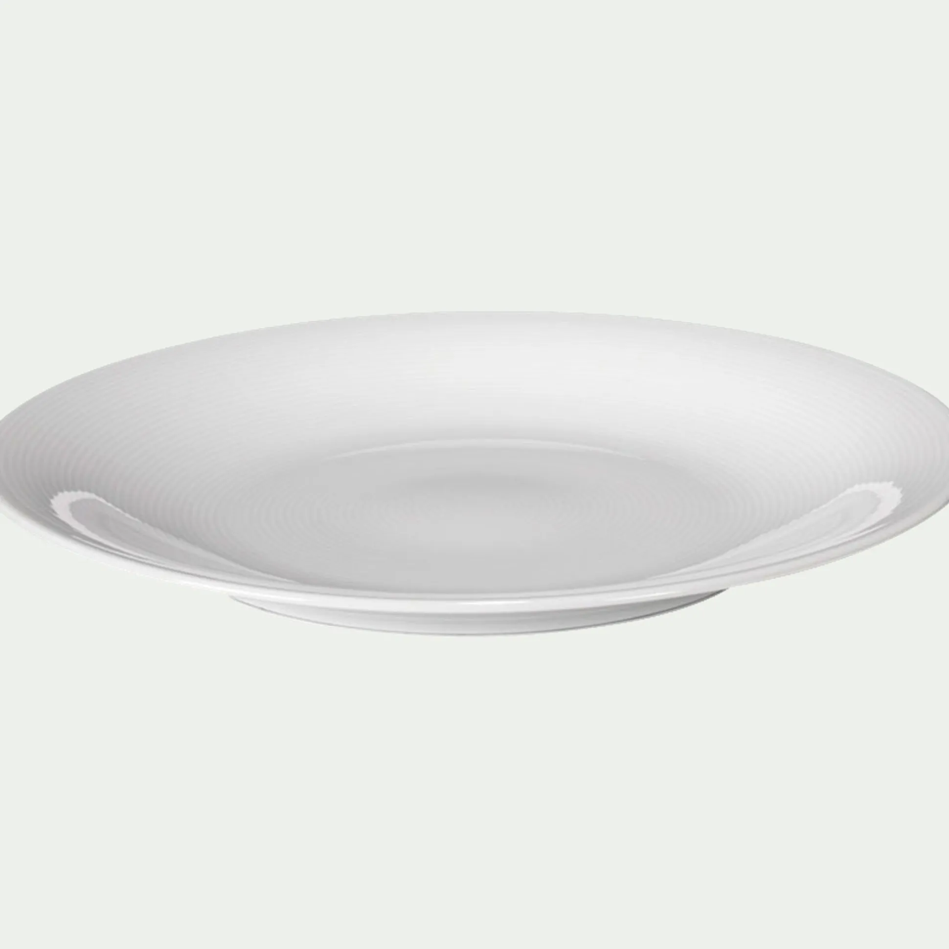 Assiette plate en porcelaine qualité hôtelière D27cm - blanc