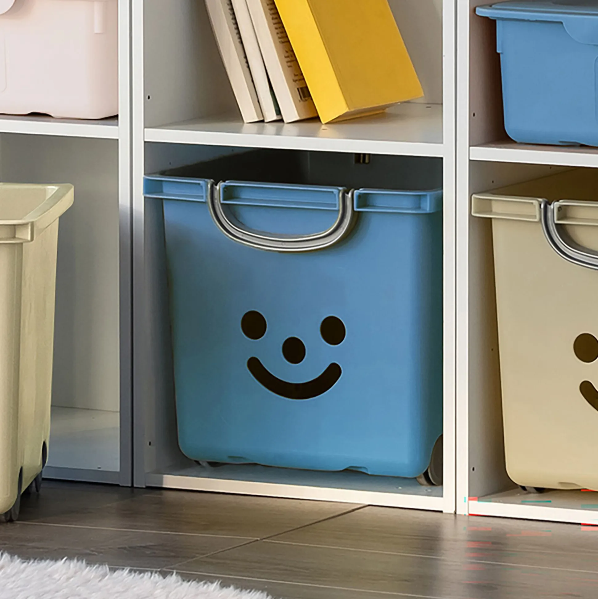 Bac de rangement 25L - bleu figuerolles