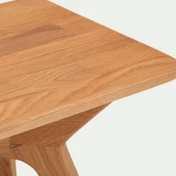 Banc en chêne massif vernis naturel L130cm - bois clair