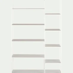 Bibliothèque en acier - blanc