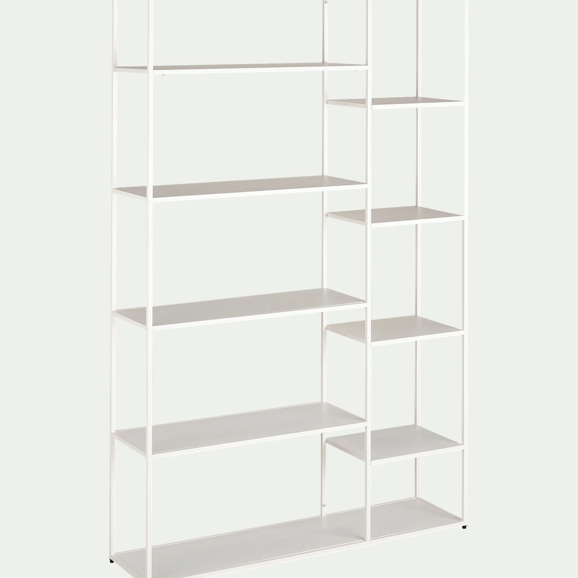 Bibliothèque en acier - blanc