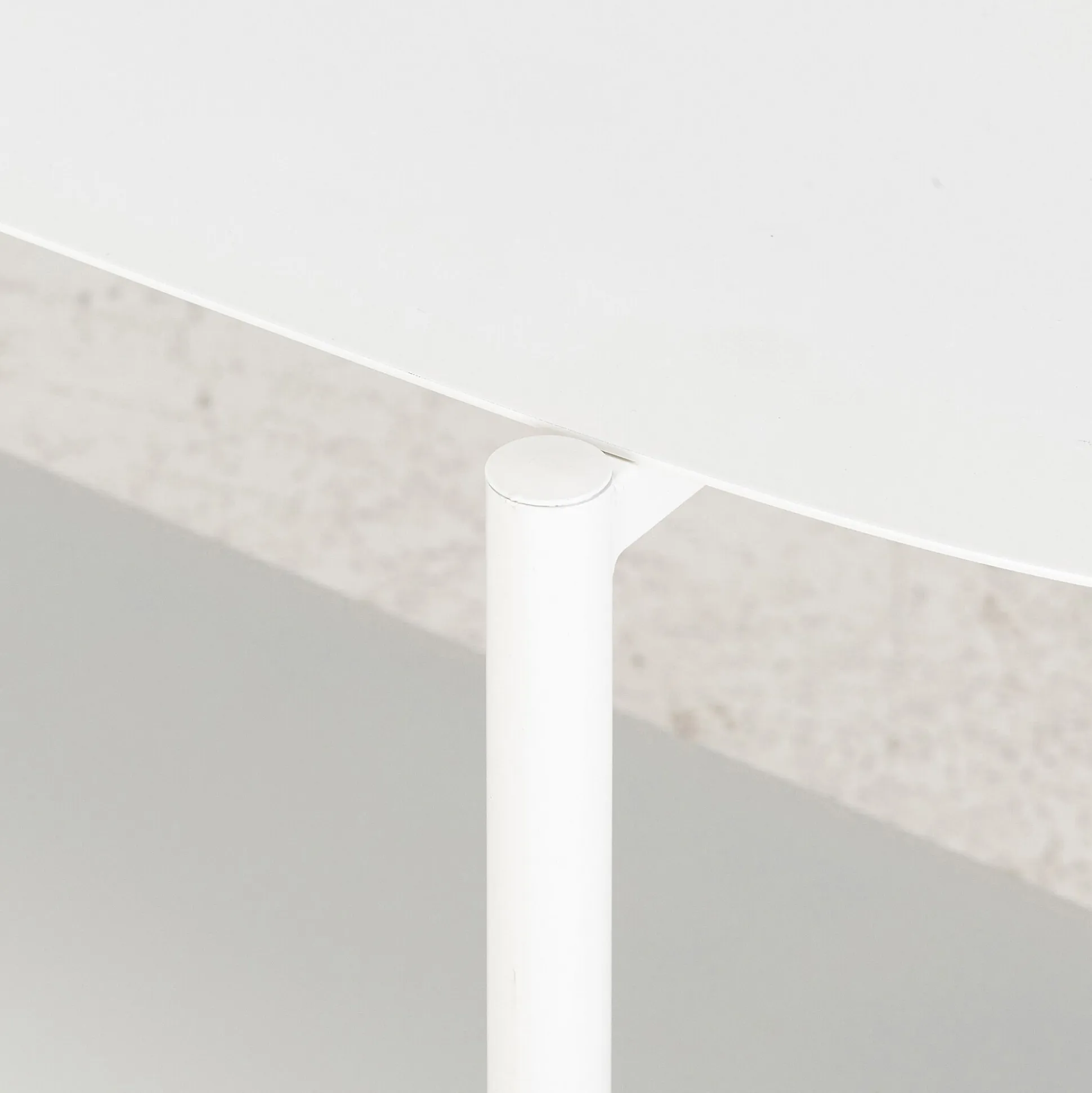 Bibliothèque 3 plateaux en métal - blanc L100xl36xH80cm