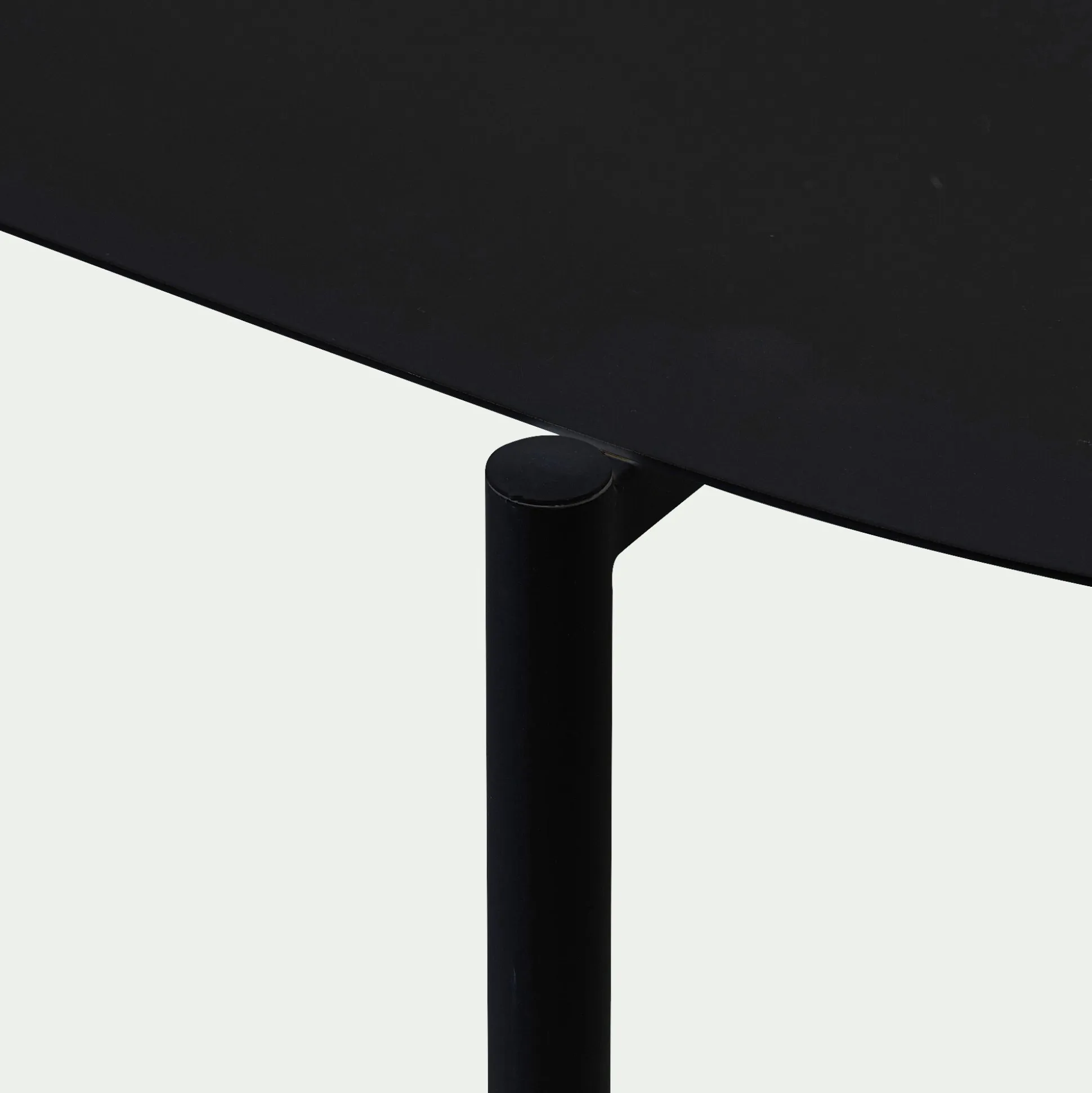 Bibliothèque 3 tablettes en métal - noir L100,50xH80cm