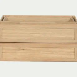 Bloc de 2 grands tiroirs L82cm