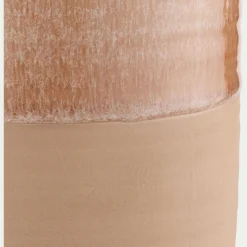 Bocal avec couvercle 1L en grès - beige