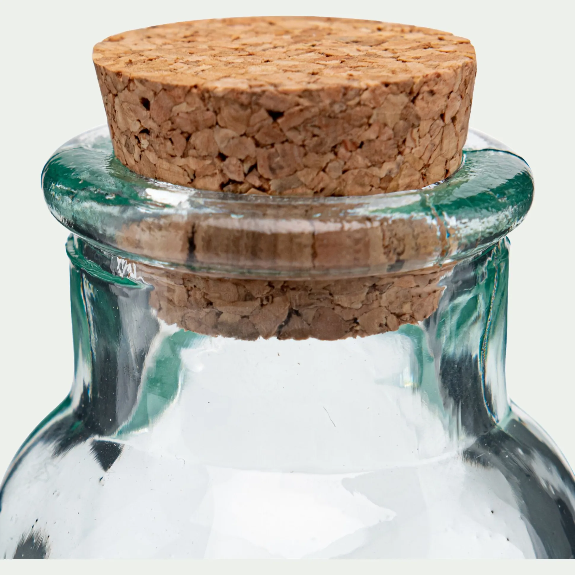Bocal en verre recyclé 9cl - transparent