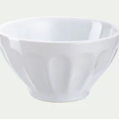 Bol en faïence D16cm - blanc ventoux