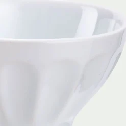 Bol en faïence D16cm - blanc ventoux