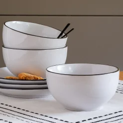 Bol en grès D14,3cm - blanc