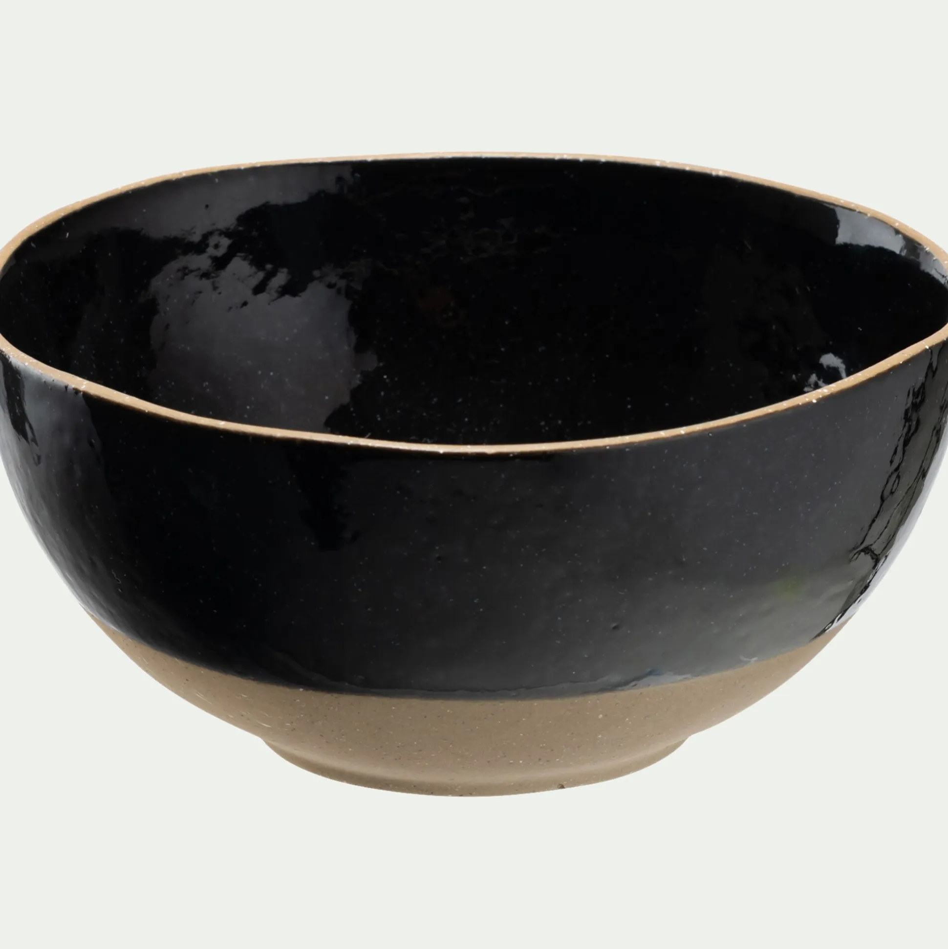 Bol en grès recyclé D15,8cm - noir
