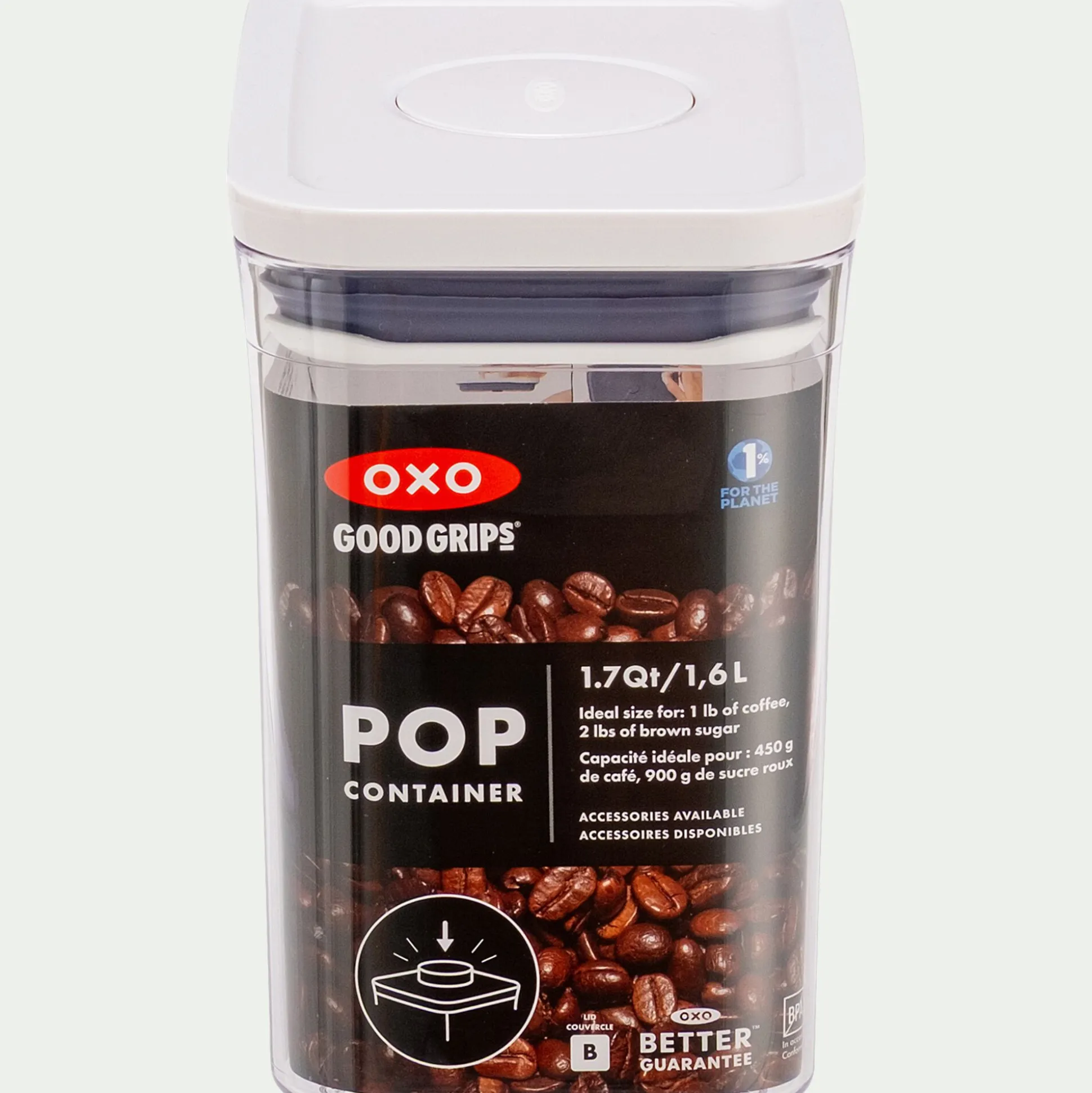 Boîte de conservation 1,6L - transparent
