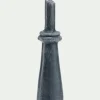 Bougie déco contemporaine H36cm - gris